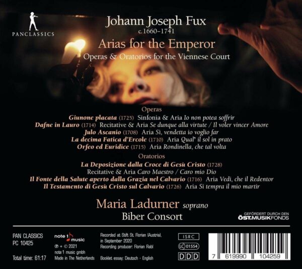 Johann Joseph Fux: Arias For The Emperor - Maria Ladurner