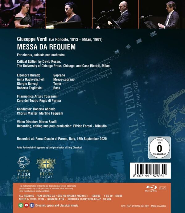 Verdi: Messa Da Requiem - Roberto Abbado