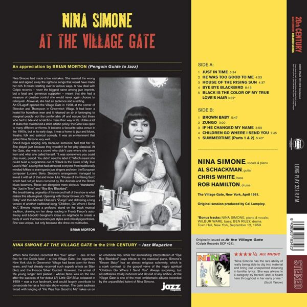 At The Village Gate (Vinyl) - Nina Simone