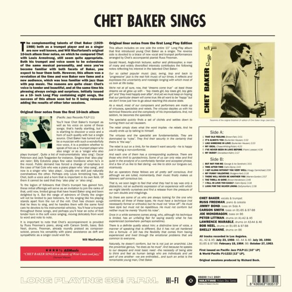 Sings (Vinyl) - Chet Baker