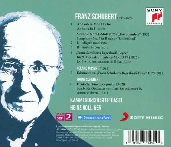 Schubert: Symphony No. 7 "Unfinished" - Heinz Holliger