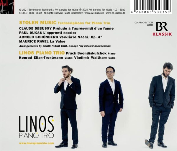 Stolen Music, Transcriptions For Piano Trio - Linos Piano Trio