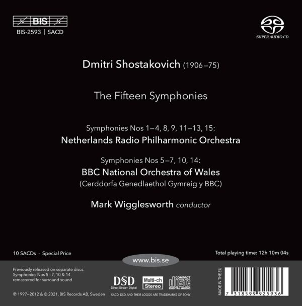 Dmitri Shostakovich: Fifteen Symphonies - Mark Wigglesworth