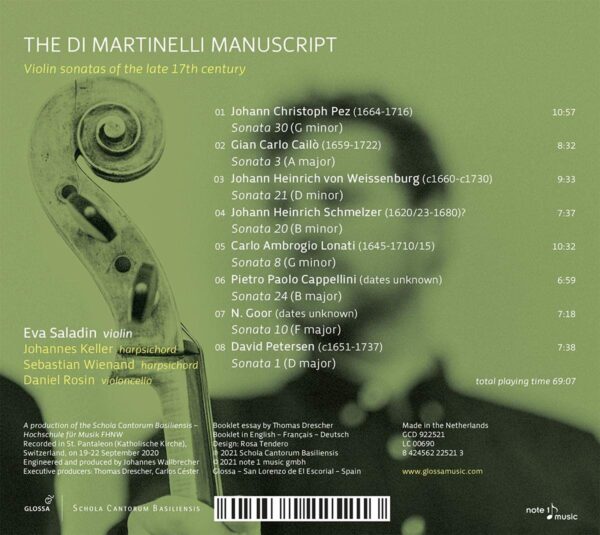 The Di Martinelli Manuscript - Eva Saladin