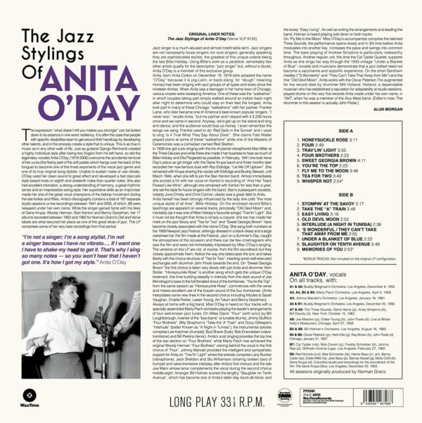 The Jazz Stylings Of Anita O'Day (Vinyl)