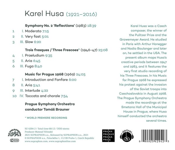 Karel Husa: Music For Prague - Tomas Brauner