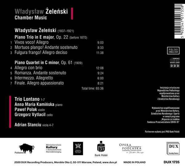 Zelenski: Chamber Music - Trio Lontano