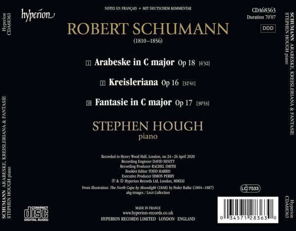 Schumann: Arabeske, Kreisleriana & Fantasie - Stephen Hough