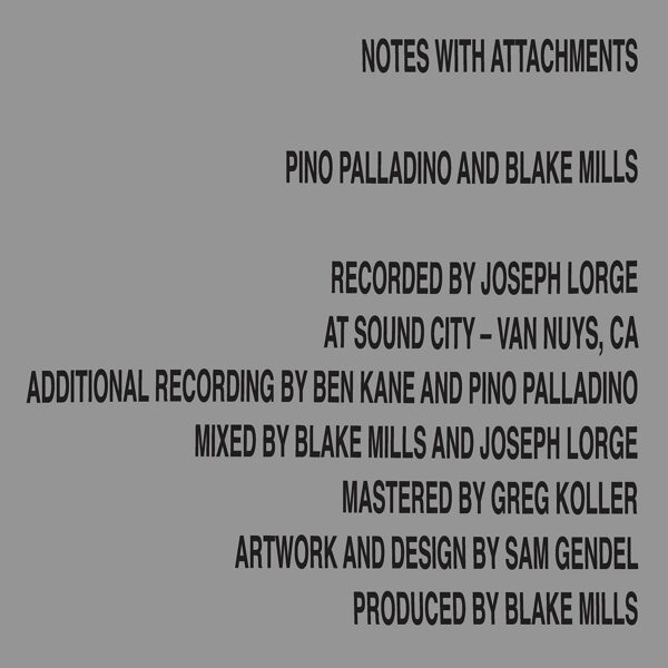 Notes With Attachments (Vinyl) - Pino Palladino & Blake Mills