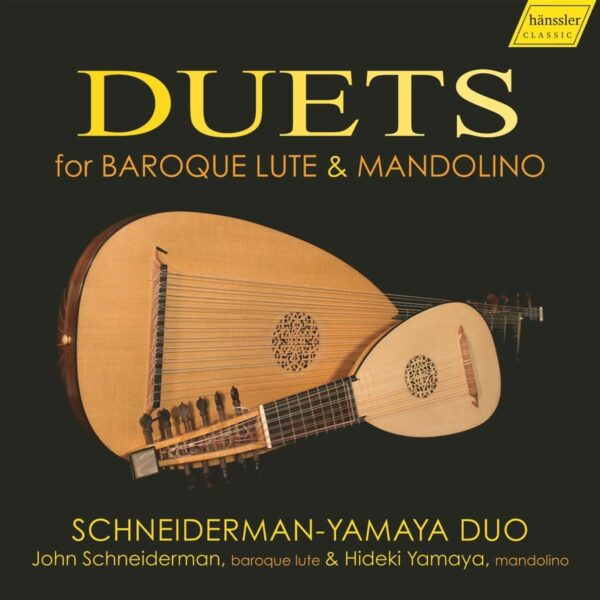 Duets For Baroque Lute & Mandolino - Schneiderman-Yamaya Duo