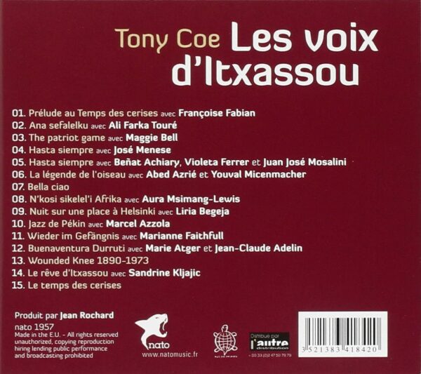Les Voix D'Itxassou - Tony Coe