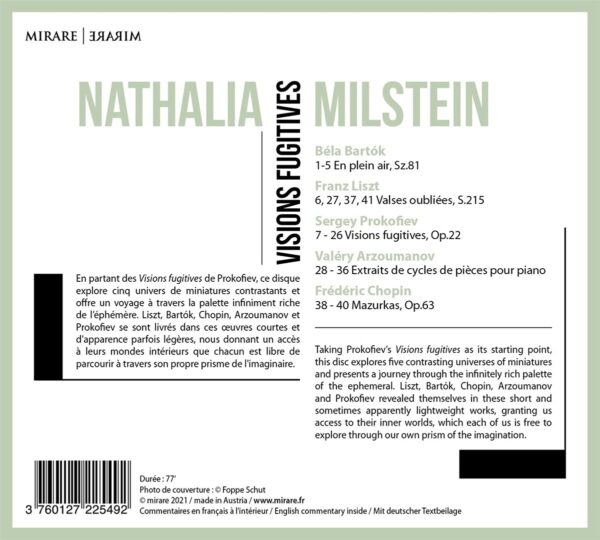 Visions Fugitives - Milstein Nathalia