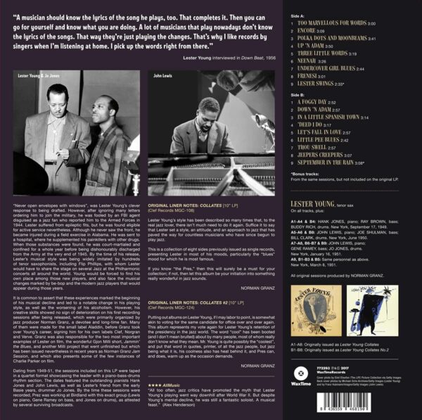 Collates (Vinyl) - Lester Young Quartet