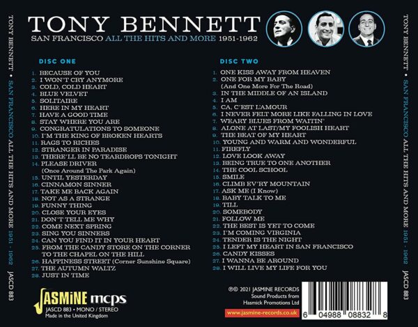 San Francisco, All The Hits And More 1951-1962 - Tony Bennett