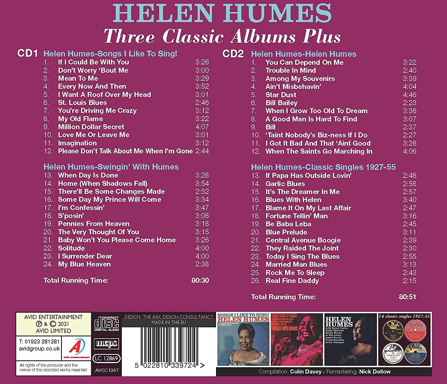 Three Classic Albums Plus - Helen Humes