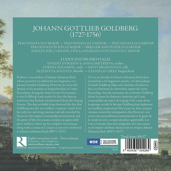 Johann Gottlieb Goldberg: Complete Trio Sonatas - Ludus Instrumentalis