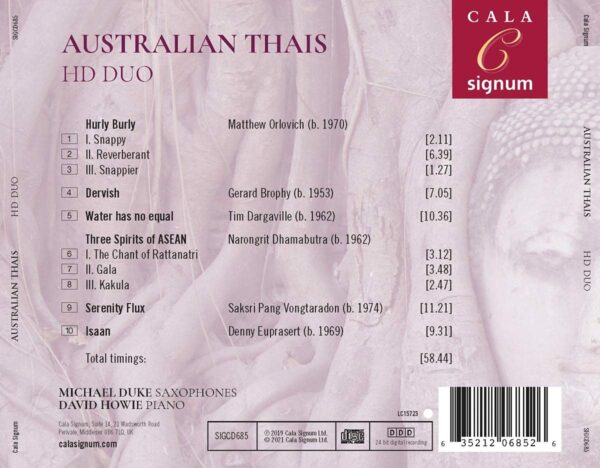 Australian Thais: New Music For Saxophone & Piano - HD Duo