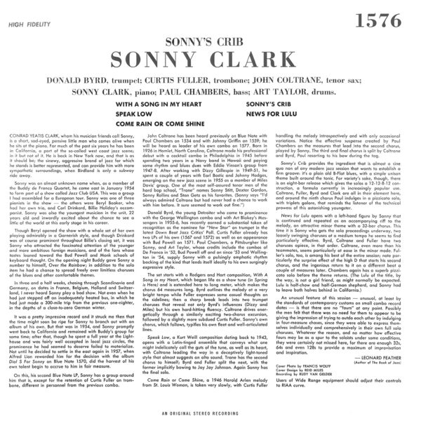 Sonny's Crib (Vinyl) - Sonny Clark