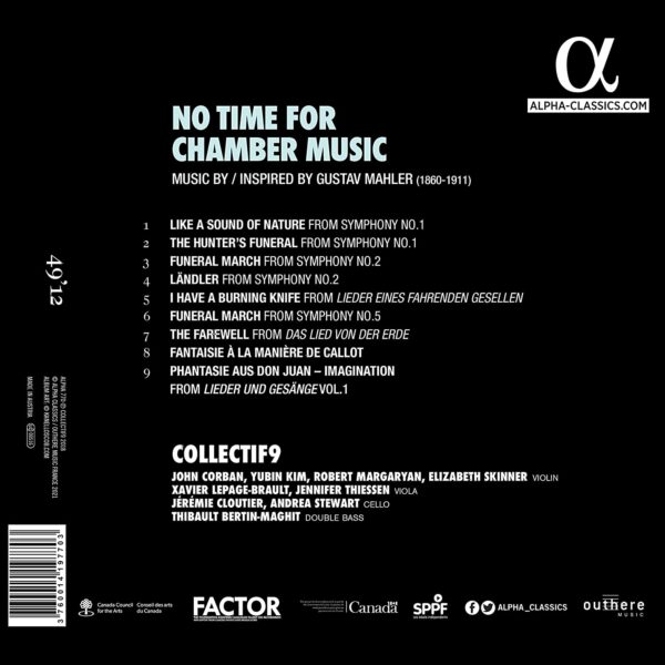 Gustav Mahler: No Time For Chamber Music - Collectif9