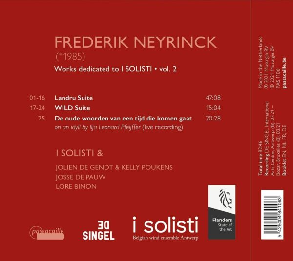Frederik Neyrinck: The Flemish Connection Vol.2 - I Solisti