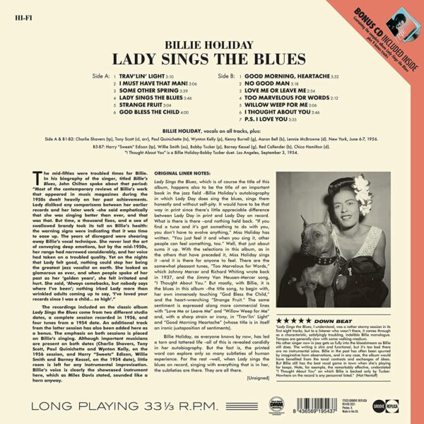 Lady Sings The Blues (Vinyl) - Billie Holiday