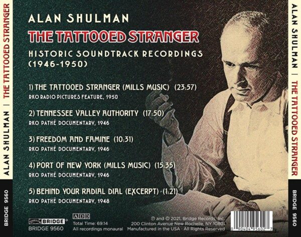 Shulman: The Tattooed Stranger - RKO Radio Pictures Orchestra