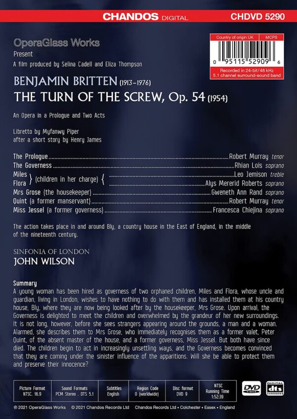 Britten: The Turn Of The Screw - John Wilson