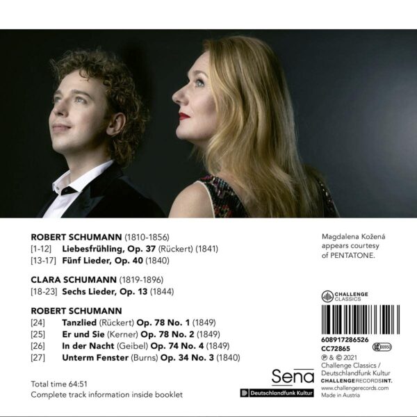 Robert & Clara Schumann: Love's Spring - Raoul Steffani & Magdalena Kozena