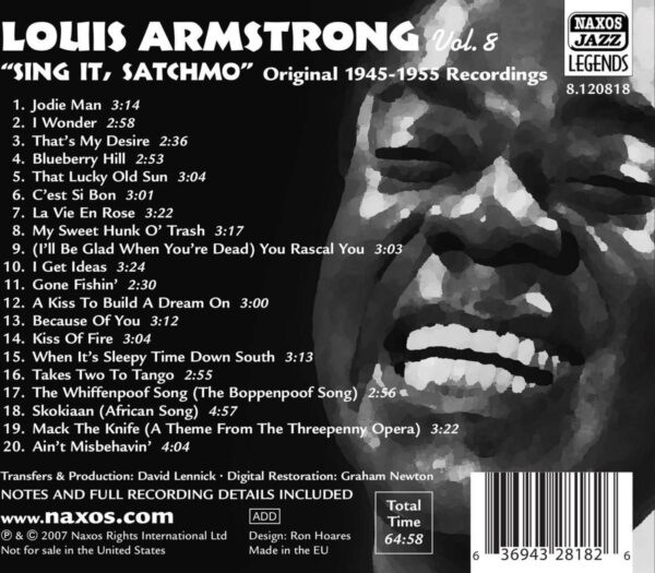 Sing It, Satchmo - Louis Armstrong