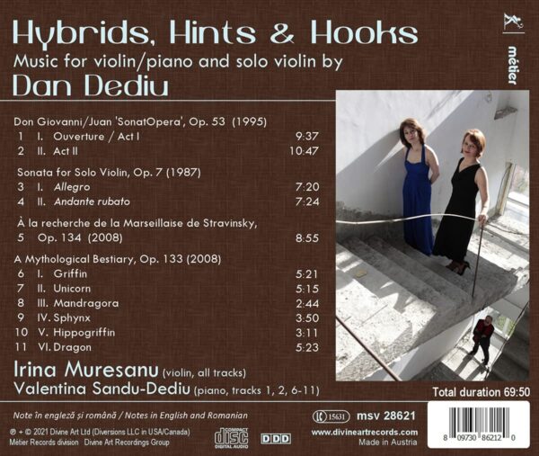 Dan Dediu: Hybrids, Hints & Hooks - Irina Muresanu