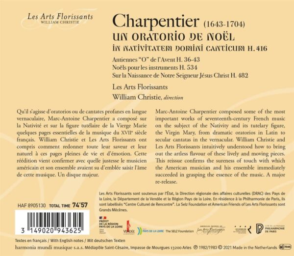 Charpentier: Un Oratorio De Noël - Les Arts Florissants