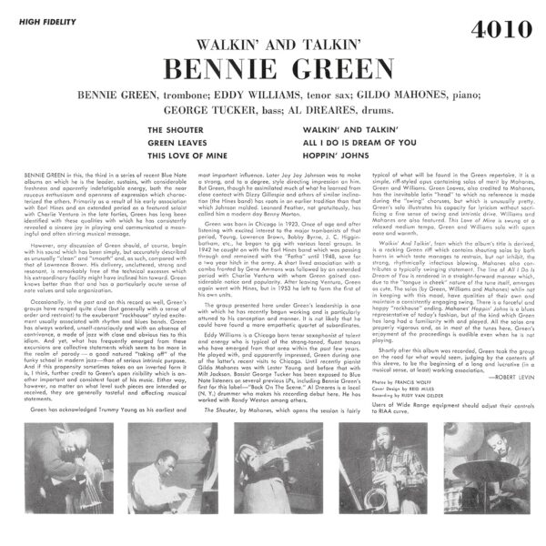 Walkin' & Talkin' (Vinyl) - Bennie Green