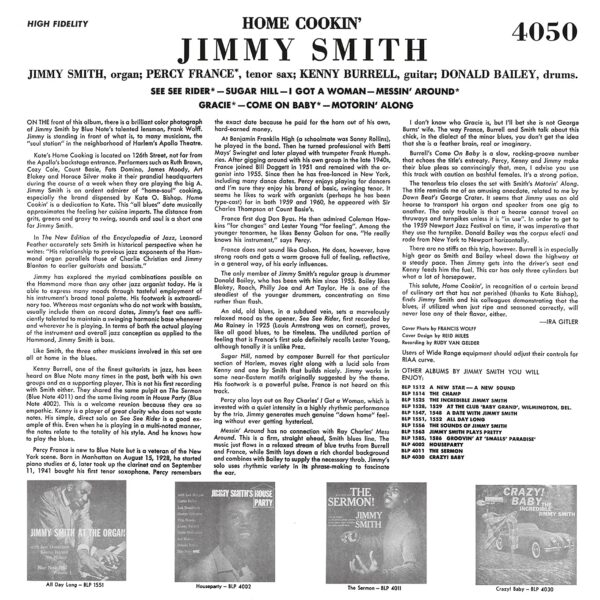 Home Cookin' (Vinyl) - Jimmy Smith