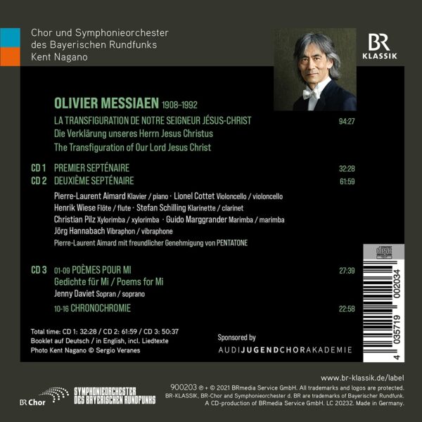 Olivier Messiaen: La Transfiguration De Notre Seigneur Jesus-Christ - Kent Nagano