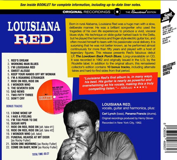 The Lowdown Back Porch Blues - Louisiana Red
