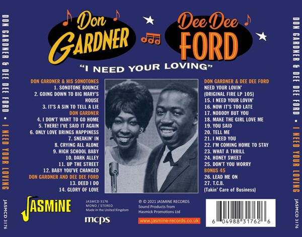 Need Your Loving 1954-1962 - Don Gardner & Dee Dee Ford