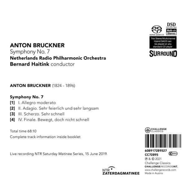 Bruckner: Symphony No. 7 - Bernard Haitink