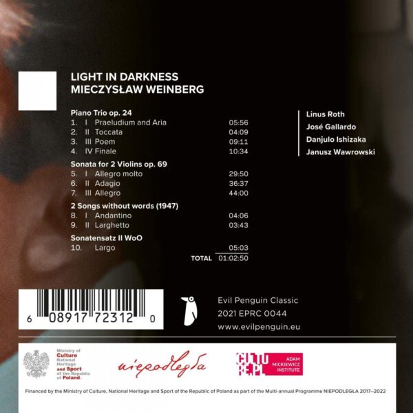 Weinberg: Light In Darkness - Linus Roth