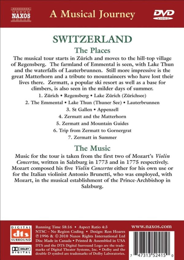 Switzerland - Zürich To Zermatt
