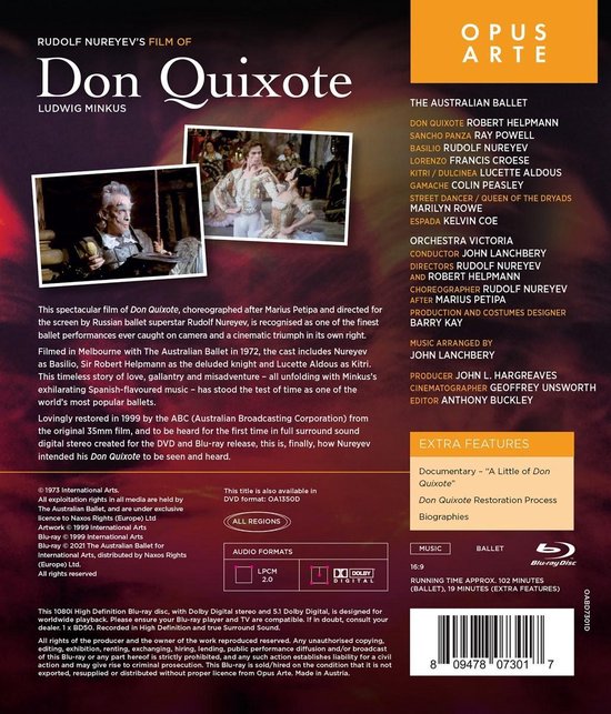 Ludwig Minkus: Don Quixote - Rudolf Nureyev