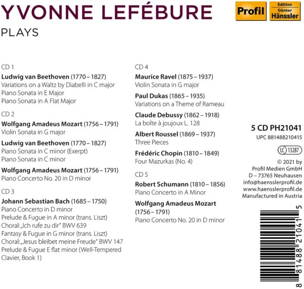 Yvonne Lefebure Edition