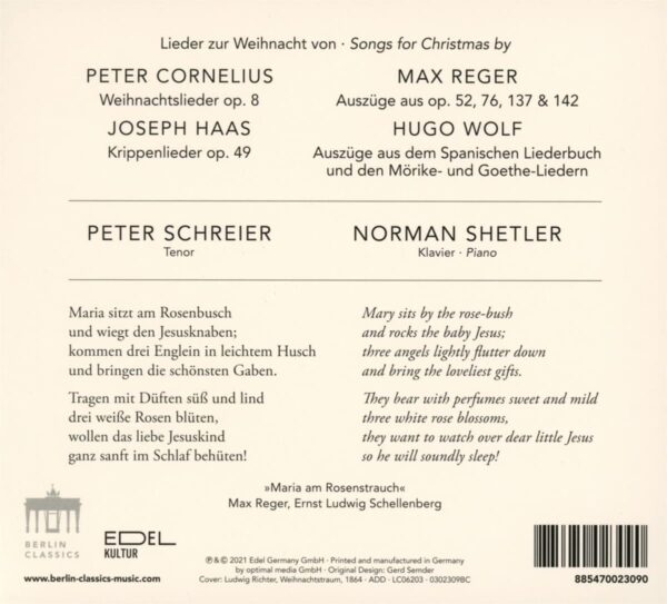 Lieder Zur Weihnacht - Peter Schreier