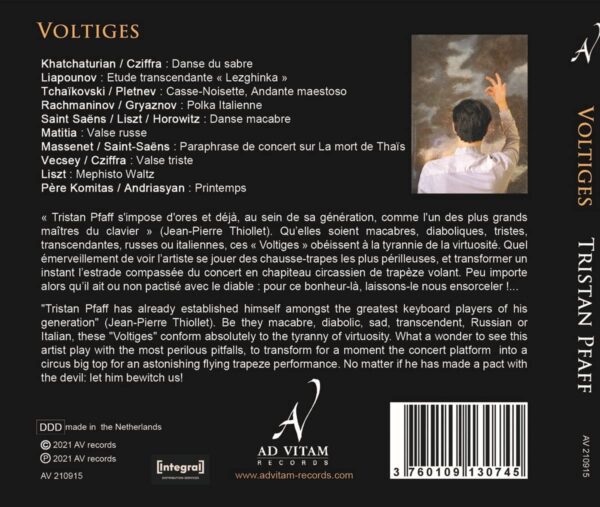 Liszt, Franz / Saint-Saens, Camille: Voltiges - Tristan Pfaff