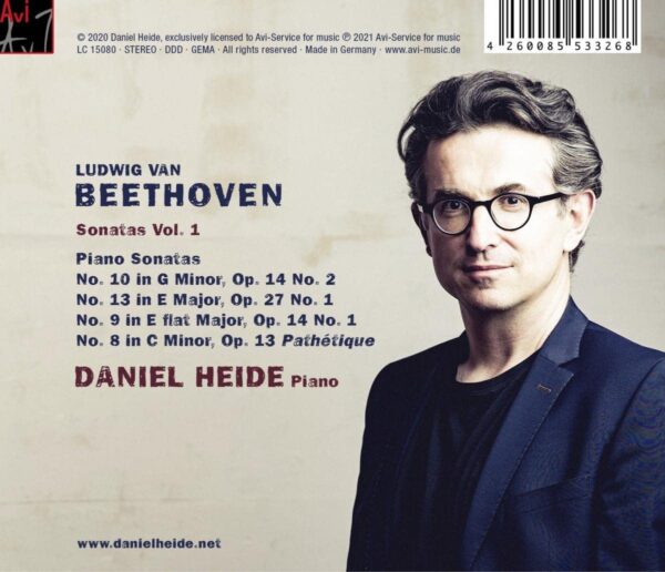 Beethoven: Piano Sonatas Vol. 1 - Daniel Heide