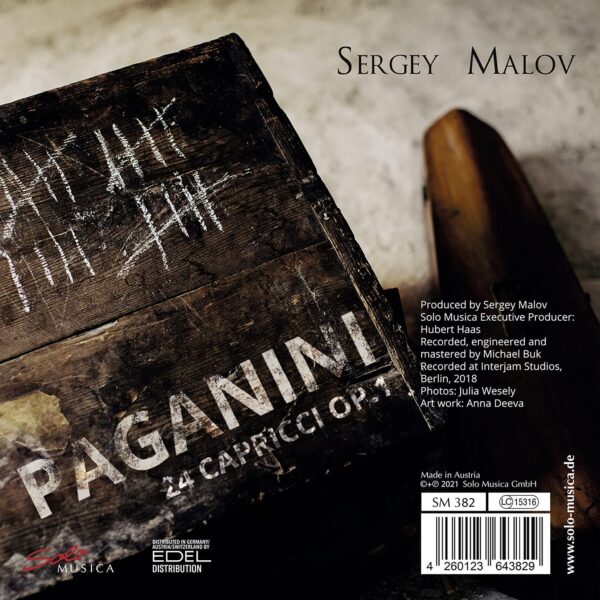 Paganini: 24 Capricci Op. 1 - Sergey Malov