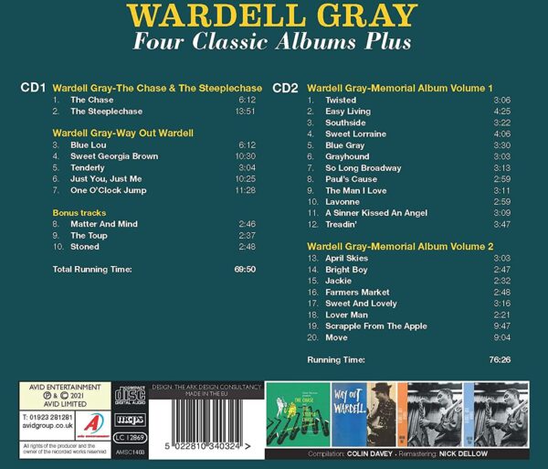 Four Classic Albums Plus - Wardell Grey