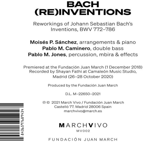 Bach (Re)Inventions - Moises P. Sanchez
