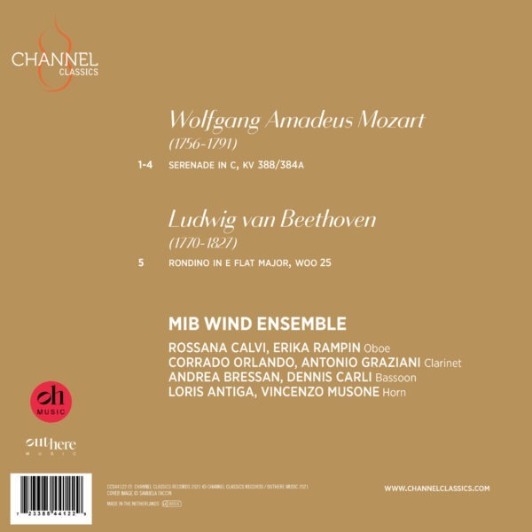 Beethoven: Rondino & Wind Octet / Mozart: Serenade - MIB Wind Ensemble