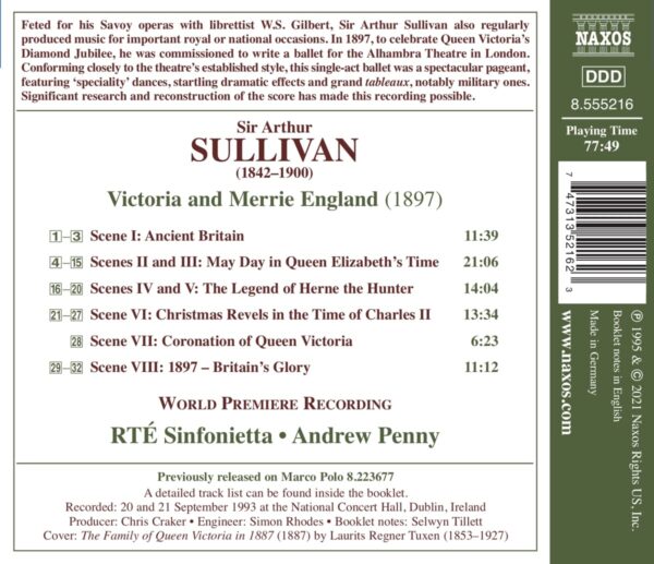 Arthur Sullivan: Victoria And Merrie England (Complete Ballet) - Andrew Penny