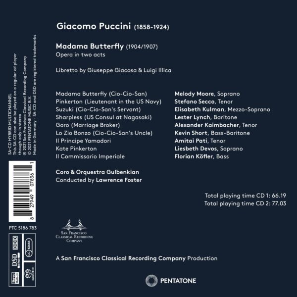 Giacomo Puccini: Madama Butterfly - Lawrence Foster